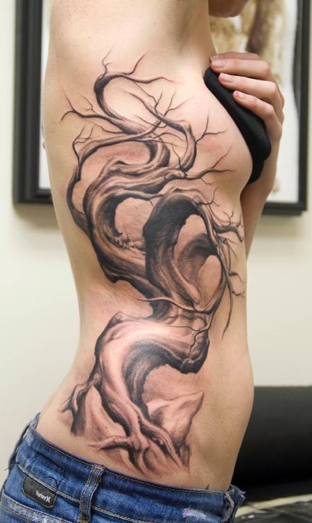 Oak Adams - Tree Tattoo